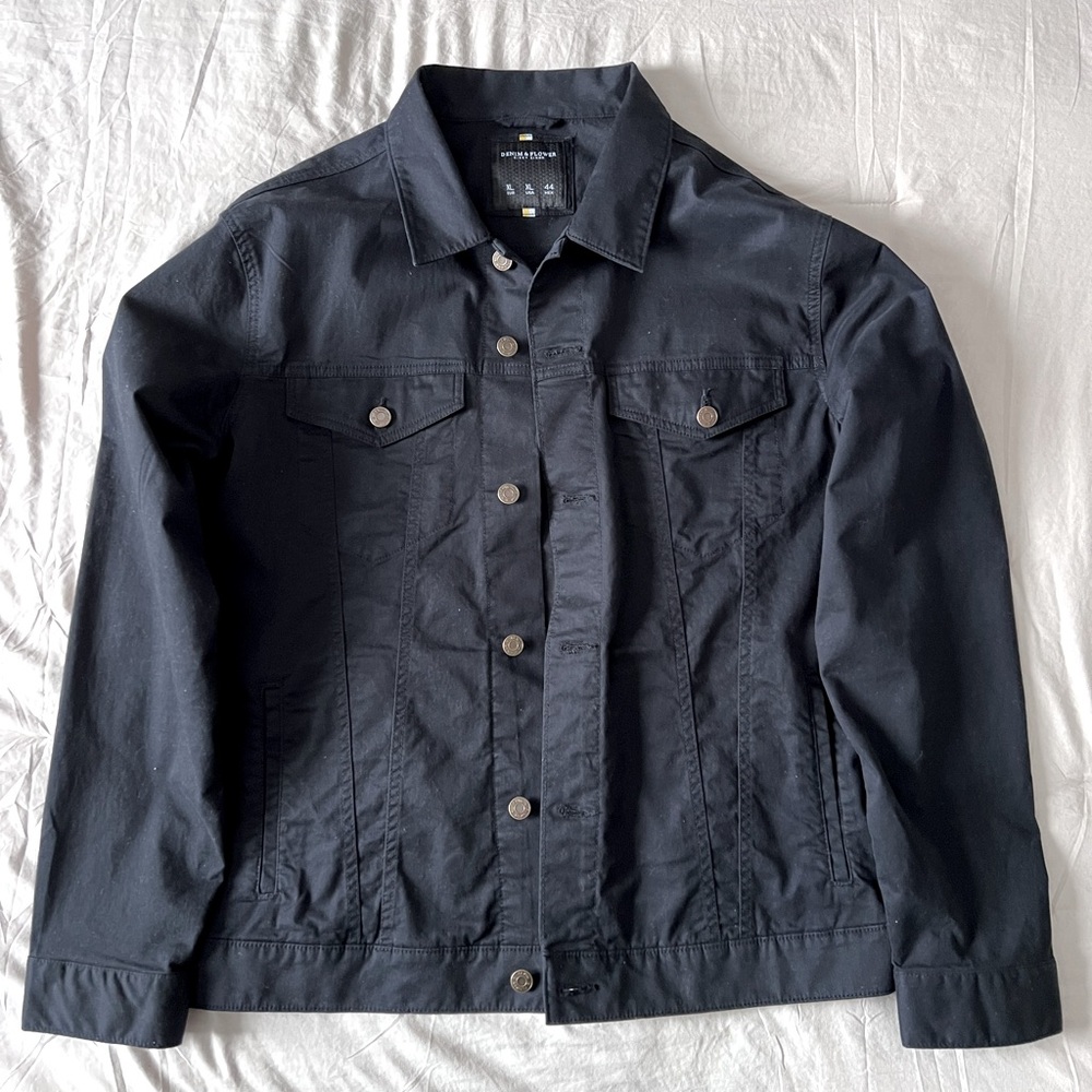 **SOLD** Denim & Flower Light Jacket